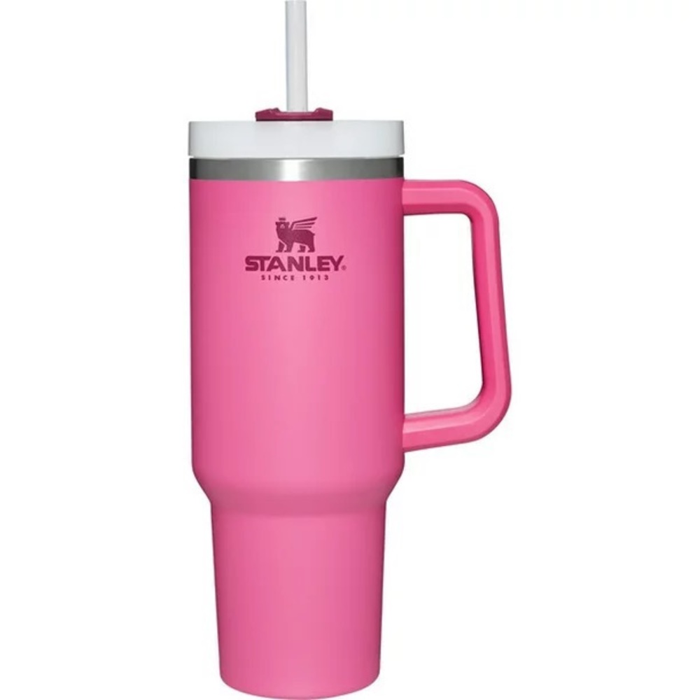 Gently used great condition pink Stanley tumbler 40oz Azalea color